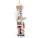 Kurt S. Adler Gingerbread Man Nutcracker Ornament 5 inch Wooden Christmas Decoration