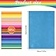 50 Farben Bastelfilz, Farbig Filz Blätter, Filzplatten 20×30cm, Felt Fabric Basteln, Filz Stoff zum Nähen Set, Felt Fabric Filzrolle, Kinder Vliesstoff Stoff Filzplatten für DIY Manual Decoration