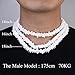 FASACCO Surfer Necklace for Men Puka Shell Necklaces Men Sea Shell Beach Necklace Pookah Shells Choker 16 Inch
