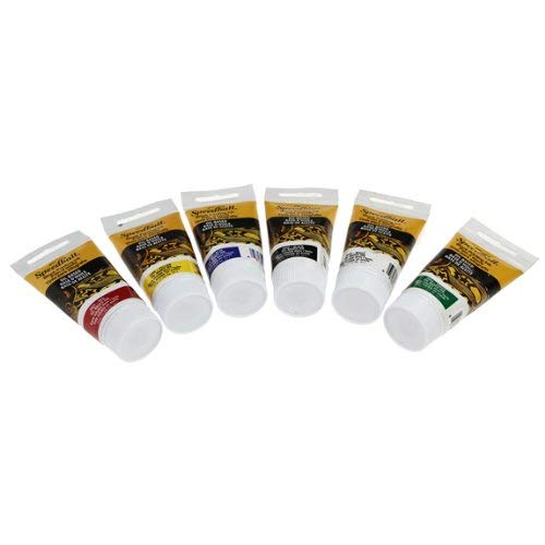 Speedball 3476 Oil-Based Block Printing Ink Starter Set For Professional, Permanent Prints Ap Certified – 1.25 Fl Oz Tubes #TOP3