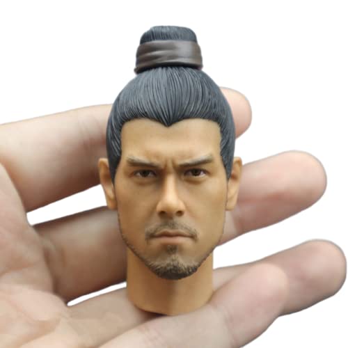 Sculpture de tête militaire 1/6 soldat asiatique figurine action 30,5 cm