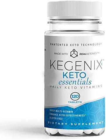 Real Ketones Keto Essentials Keto Multivitamins, 120 Tablets