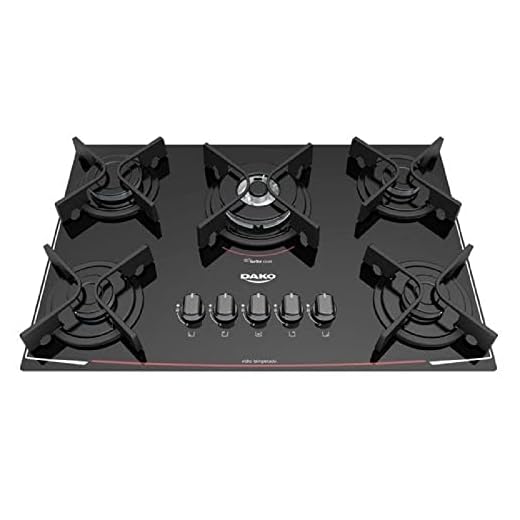Cooktop 5 bocas Dako com Acendimento Super automático - Bivolt