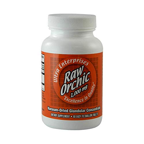 Ultra Enterprises Ultra Ue The Glandular People Raw Orchic Tablets, 1000 Mg, 60 Count #TOP8