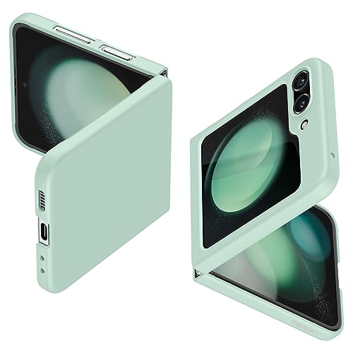Coque Samsung Galaxy Z Flip5 protection ultra fine Spigen Air Skin anti rayures menthe