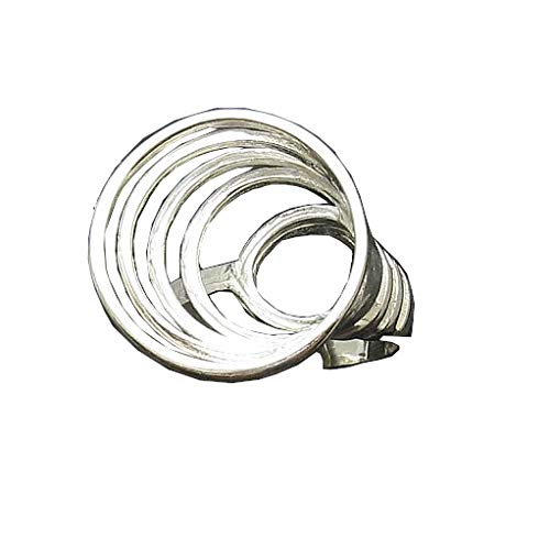 Bague en argent massif 925 R000926 Empress : bague large extravagante femme