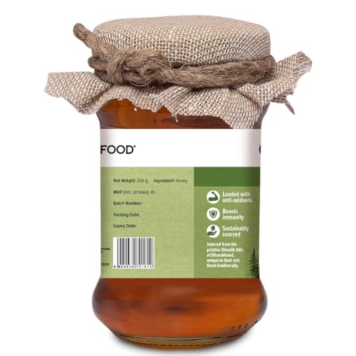 Image of Conscious Food Himalayan Multi Flora Honey | 200g | NMR Tested Honey | Certified by German Lab | Raw, Unheated and Unpasteurized