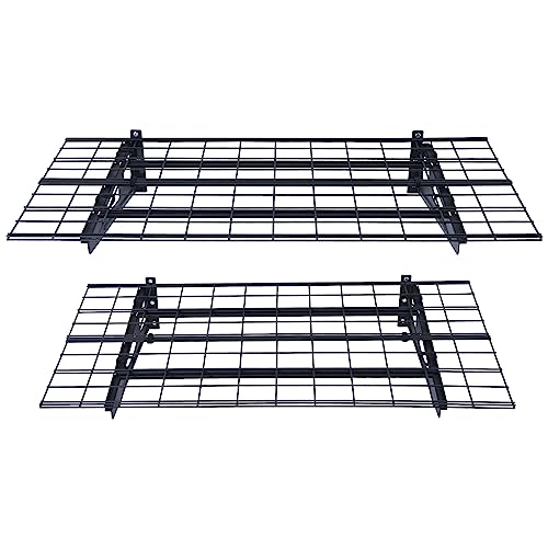 VEVOR Estantes Flotantes de Pared para Garaje, 122 x 61 cm, Juego de 2 Piezas, Gran Superficie Útil, Carga de 227 kg por Estante Colgante de Metal para Herramientas, para Tiendas, Garajes, Almacenes - imagen 6