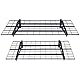 VEVOR 2er-Set Garagenregal 1220 x 620 x 200 mm Werkzeugaufbewahrung 113,4 pro Schicht Werkzeughalter Wand 122 x 61 cm Regalfläche Aufbewahrungsregale Metallregal Werkzeug Organizer Wandregale