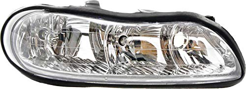 Evan Fischer Headlight Assembly Compatible with 1997-2003 Chevrolet Malibu/Classic 2004-2005 Halogen Composite Passenger Side