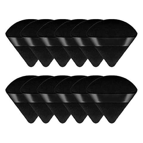 WLLHYF Triangle Powder Puff Set of 12 Cover