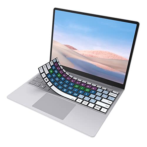 Housse de clavier JCPal pour Surface Laptop Go contre la poussière et les miettes