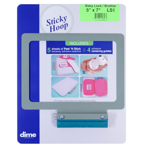 Image of Sticky Hoop for Baby Lock /Brother (5 inch x 7 inch) | Embroidery Hoop for Machine Embroidery