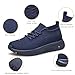 TIANYUQI Walking Shoes for Men Non Slip Running Shoes Lightweight Breathable Slip on Sock Shoes Workout Gym Fashion Sneakers Navy Blue Size 12