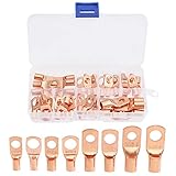 isolierte kabelschuhe richtig crimpen Das Kabelschue Set enthält 60 Stücke Anschlussklemmen mit 8 Größe(6mm²/10mm²/16mm²/25mm²).