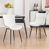 chaise cuir blanc a vendre Installation rapide à 5 vis : livrée avec instructions de montage (français non garanti) avec numéro, il vous suffit de fixer les pieds de chaise croisés avec les 5 vis fournies, l'installation rapide peut être effectuée en plus de 10 secondes. Avec une vis de rechange et deux pieds de rechange. En attendant, nous offrons une garantie de 5 ans, pendant cette période, vous rencontrez des problèmes, n'hésitez pas à nous contacter.