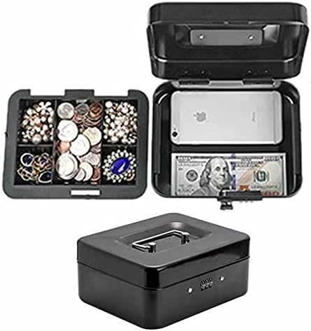 Amazon Co Jp Ishino 3桁 ダイヤル式ロック手提げ金庫 ミニ金庫 手提げ貯金箱 キャッシュメイト 家庭用 オフィス おしゃれ かわいい ブラック Mc Keycaseb 文房具 オフィス用品