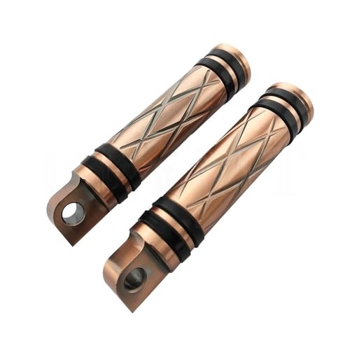 Repose-Pieds de Moto Aluminium Bronze Noir Accessoire Custom Sportster Softail Dyna