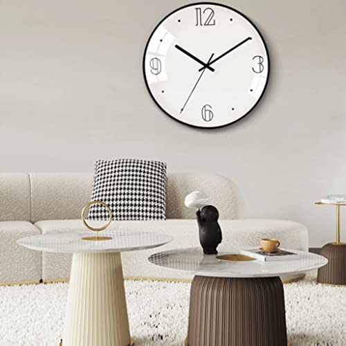 Horloge murale silencieuse moderne pour salon et bureau épuré