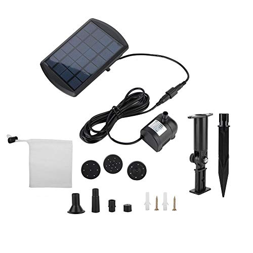 OKBY Fountain Pump - Solar Panel Power Fountain Water Pump Kit Pool for Garden Pond Watering Accessories