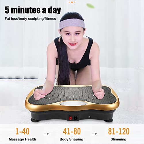 Máquina de ejercicios con placa vibratoria y puntos acupresores magnéticos - Máquina vibradora para brazos y cuerpo completo, ideal para principiantes miniatura 2
