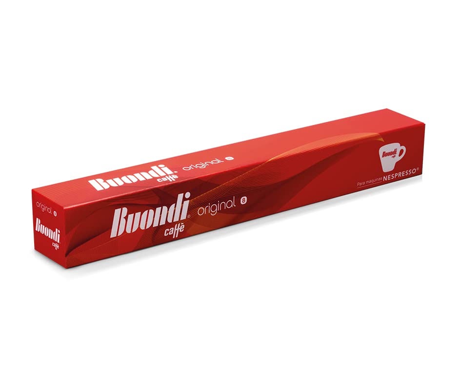 Buondi Caffè - Original Blend - Nespresso®* Original Machine Compatible Capsules - 10 Count - 1 box of 10 Coffee Pods