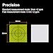 HARFINGTON 30pcs Survey Reflector Sheets 60x60mm Self-Adhesive Reflective Tape Survey Target Mark for Total Stations, Green