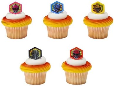 Power Rangers Morphinominal Cupcake Rings - 24 pc