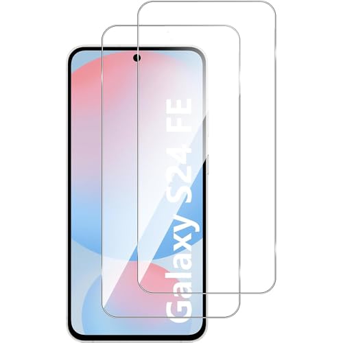 Gosento For Samsung Galaxy S24 FE �K���X�t�B�����y2���Z�b�g�z2.5D���E���h�G�b�W���H ���{���Ɏq�f��AGC �����ߗ� �����K���X�t�B���� �d�x9H Galaxy S24 FE �Ή�