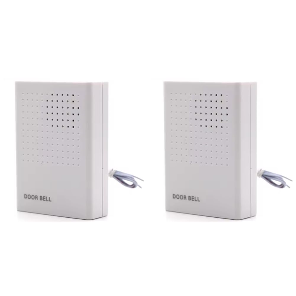 Littimoon 12V Wired Access Control Doorbell Access Control Matching No Battery Required 12V Ding- Music Electronic Doorbell