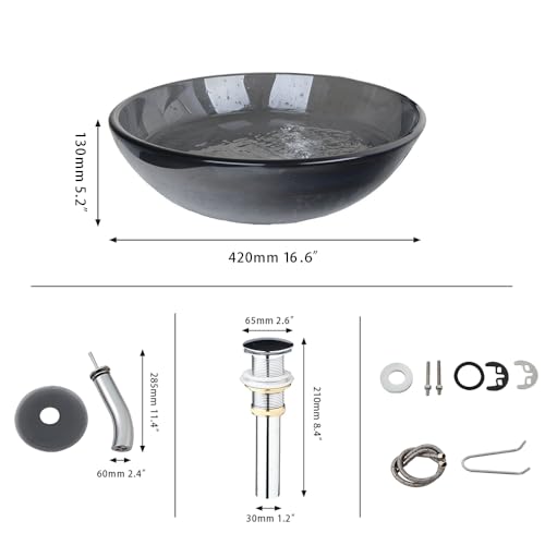 La Mejor Selección de Lavabo de vidrio templado los mejores 10. 8 Imagen adicional