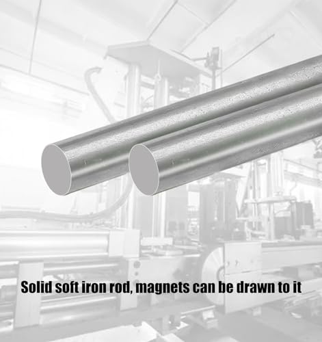 soft iron rod - 04734 diameter x 63939l 2 pcs iron rods ideal core for making electromagnets