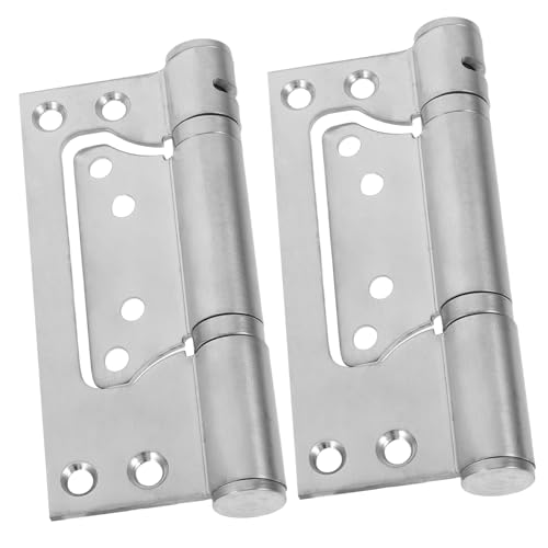 Bisagra hidráulica invisible Angoily con resorte de cierre suave para puertas de madera 2