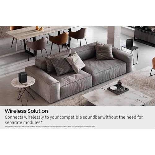 Image of Samsung SWA9250S Wireless Rear Speaker Kit - Black