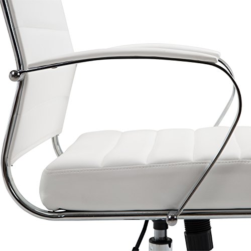 Edgemod Poly And Bark Tremaine High Back Management Chair (White) #TOP6