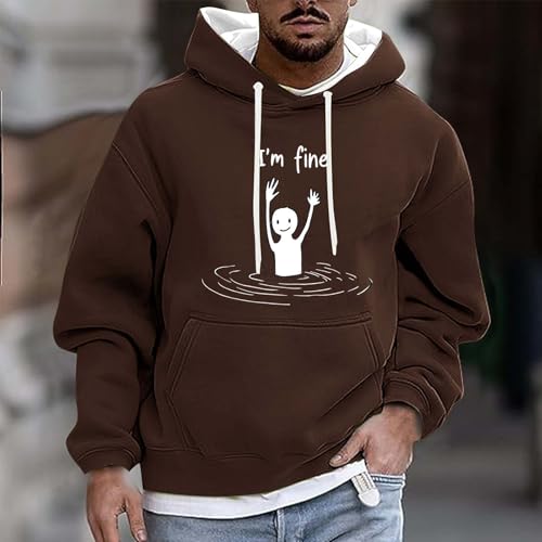 Mens Graphic Hoodies Drawstring Drop Shoulder Long Sleeve Sweatshirt Pullover Top Comfy Casual Hoodie with Pockets2