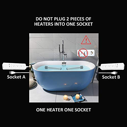 image for BOYZHE 1500W Immersion Heater, Portable Electric Submersible Instant H