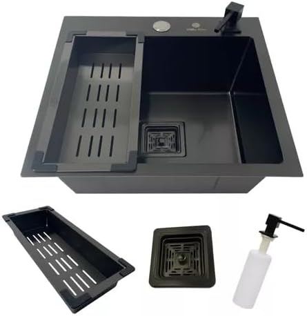 Cuba Gourmet Quadrada Aço Inox 304 Preta 44x44 Acessórios