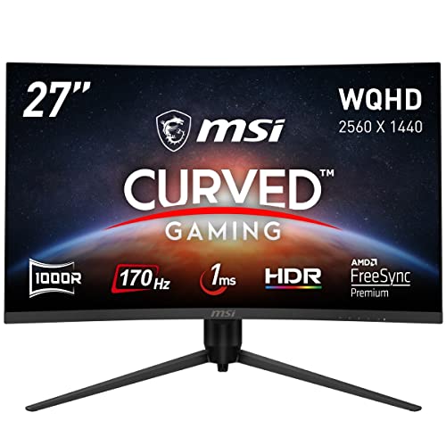 MSI G271CQP 27インチ 曲面ゲーミングモニター WQHD 170Hz 41GSAootNtL.jpg