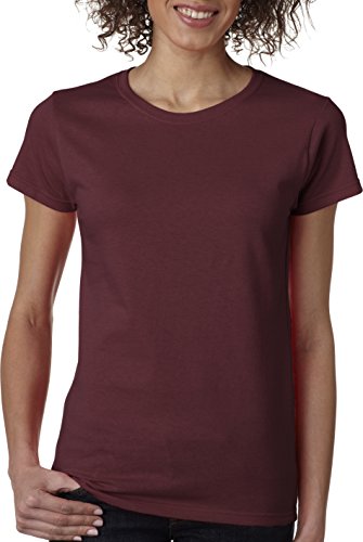 Gildan Heavy Cotton Ladies' T-Shirt, Maroon, X-Large