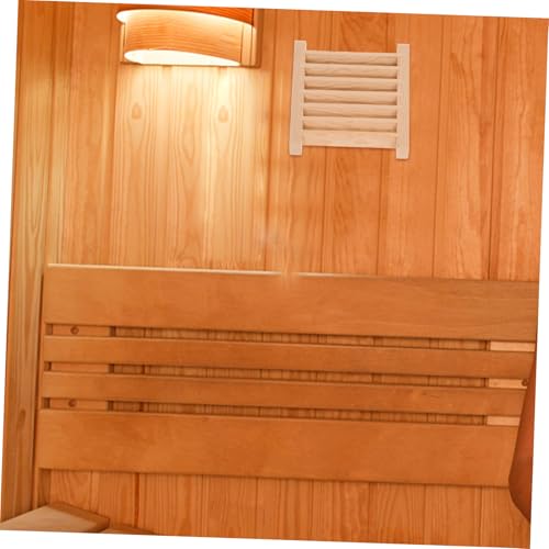 Grille d'aération bois pour sauna idéal bain de vapeur relax - 6