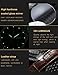 OLEVS Brown Leather Mens Watches Classic Analog Quartz Watch Ultra Thin Waterproof Watches for Men Small Casual Dress Date Day White Dial Men's Wrist Watch Simple Easy Reader Reloj para Hombre