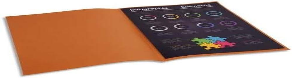 Exacompta - Ref FS315-REDZ - Guildhall - Square Cut Folder, 35 X 24.2cm, 315gsm Premium - View #4