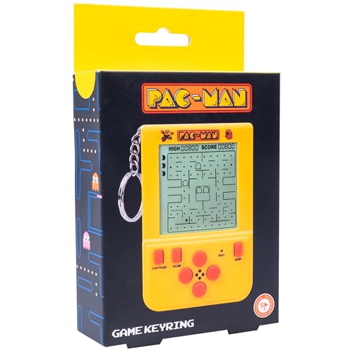 Pac-Man Mini Arcade Keychain – Handheld LCD Game with Classic PAC-Man Gameplay & Sounds, Retro Portable Gaming Toy, Official Collectible by Fizz Creations. - Thumbnail 6