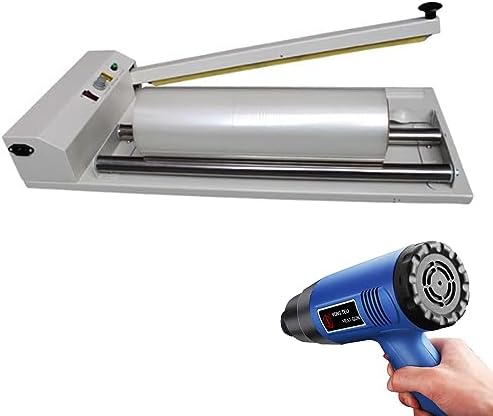 Manual Heat Sealing Machine - 60cm Retractable POF PVC Film Packaging, Efficient Thermal Sealer for Home & Business, Perfect for Quick & Easy Sealing Solutions
