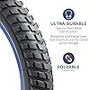 2 PCS 20" E-Bike Fat Tires 20 x 3.0 (76-406) and 2 PCS Heavy Duty Bike Tubes 20x3.0/3.5 AV32mm Schrader Valve Compatible with 20x3 All-Terrain Directional Tread Bicycle Tires and Tubes (Y-1136) #1
