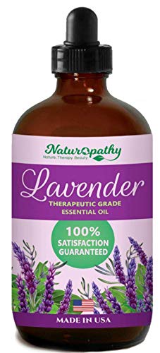 Naturopathy Lavender Essential Oil, 100% Natural Therapeutic Grade, Premium Quality Lavender Oil, 4 Fl. Oz - Perfect For Aromatherapy And Relaxation #TOP3
