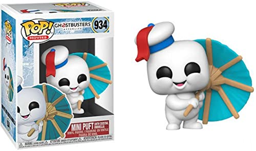 Funko Ghostbusters Afterlife - Mini Puft With Cocktail Umbrella Pop! Vinyl Figure (Bundled With Compatible Pop Box Protector Case) #TOP1
