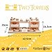 My Intelligent Dogs Interaktives Hundespielzeug Intelligenz, Hundepuzzle - Intelligenzspielzeug für Hunde Mentalen Auslastung - Interaktives Spielzeug Hund, Denkspiele für Hunde Two Towers