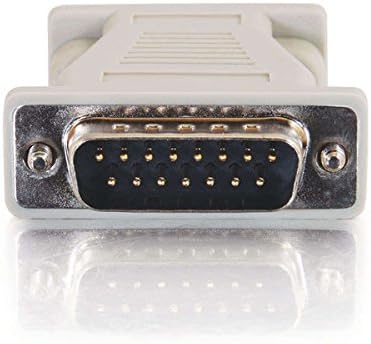 Adaptador C2G DB15 Macho a VGA Hembra, Beige miniatura 2